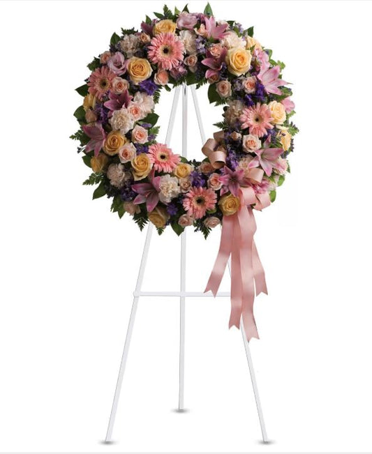 Blooming Garden Round Wreath